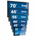 TH6564MIS-B2AG - iiyama ProLite TH6564MIS, AG, 164 cm (64,6 ''), infrarrojo, Full HD, negro